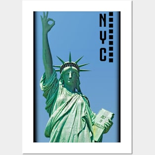 Statue of the liberty joke Posters and Art